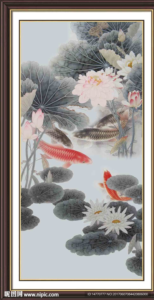 竖幅国画