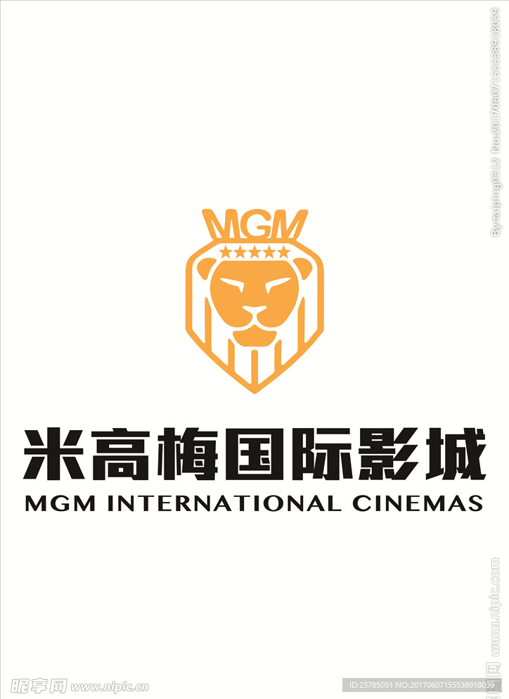 米高梅国际影院logo