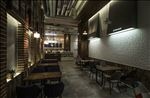 咖啡厅 效果图 工业风 室内设
