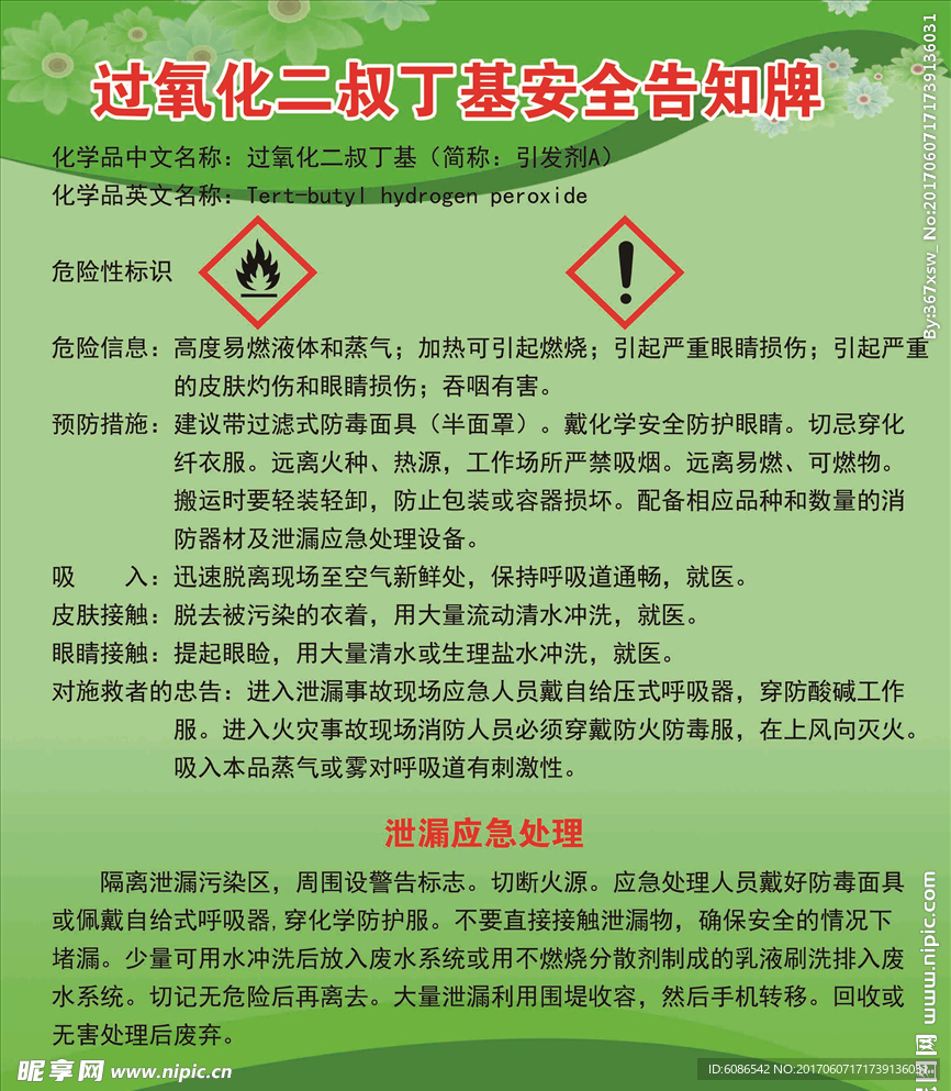 安全告知牌