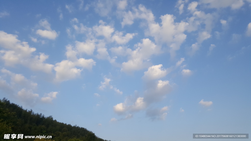 初夏的天