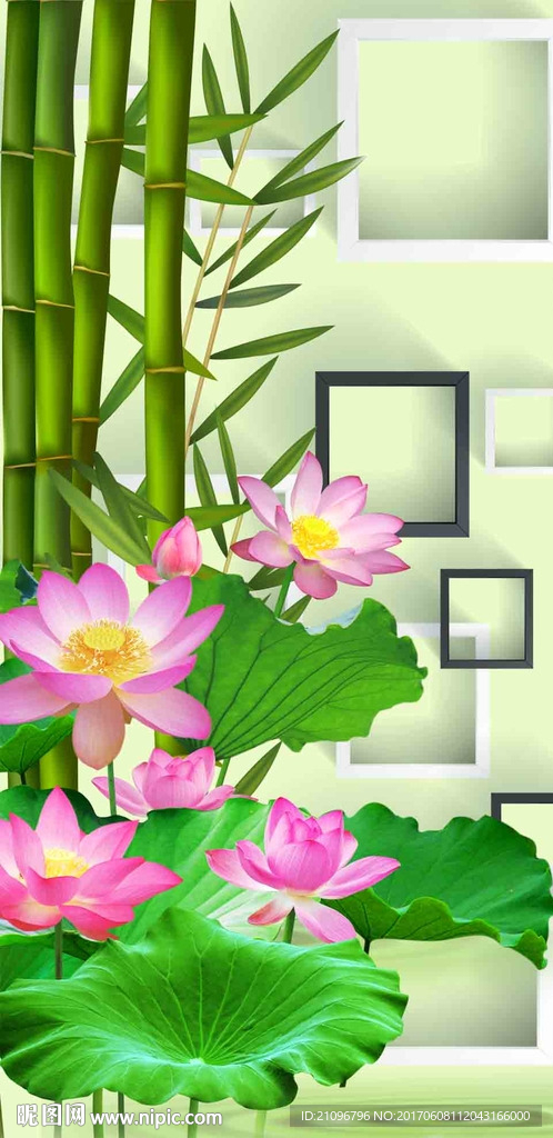 3d玄关背景墙