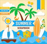 多彩夏天海滨元素