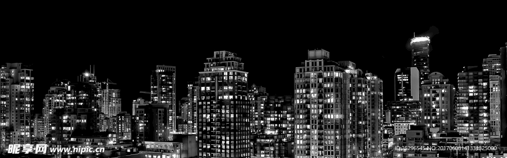 城市夜色艺术壁画