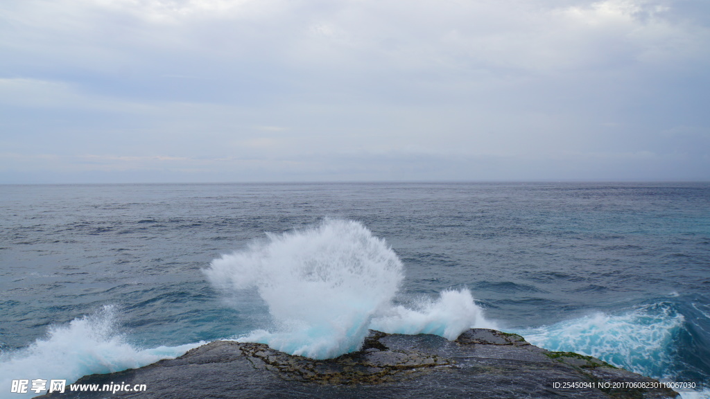 即将盛开的海浪