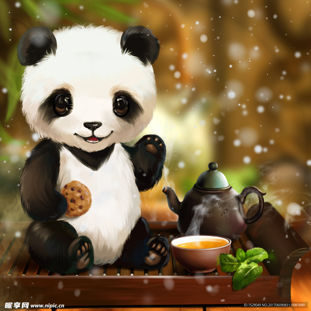 水彩动物