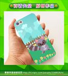 卡通手机壳 手机壳图 矢量动物