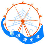 简约风格聊城那点事标识