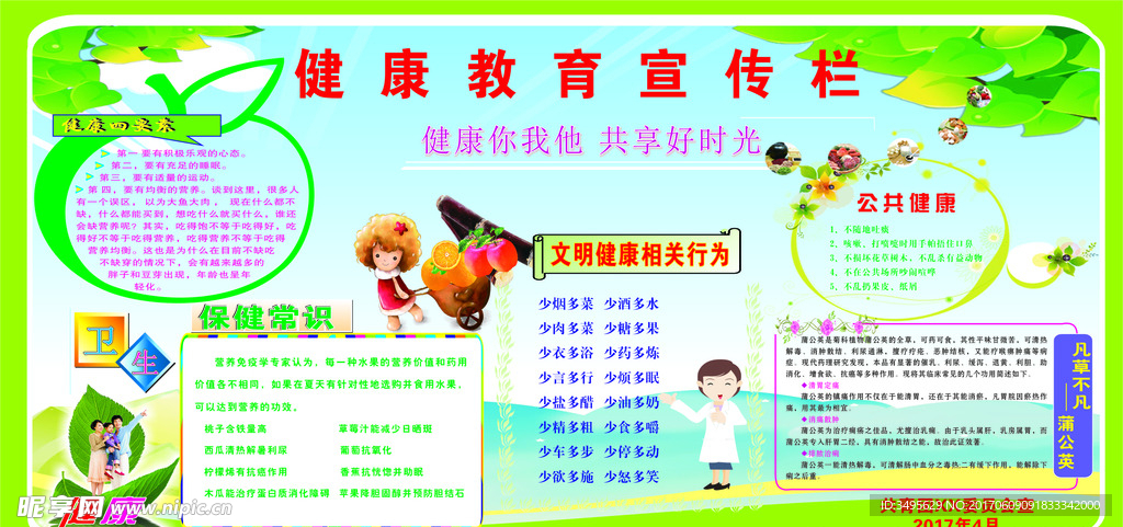 健康教育宣传栏