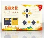 企业文化墙创意卡通宣传展板
