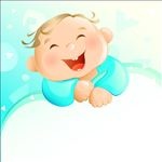 卡通婴儿