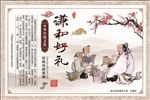 中国 传统文化 古典 展板