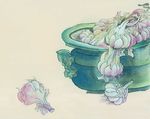 水墨画大蒜