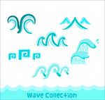 抽象波浪水纹集合