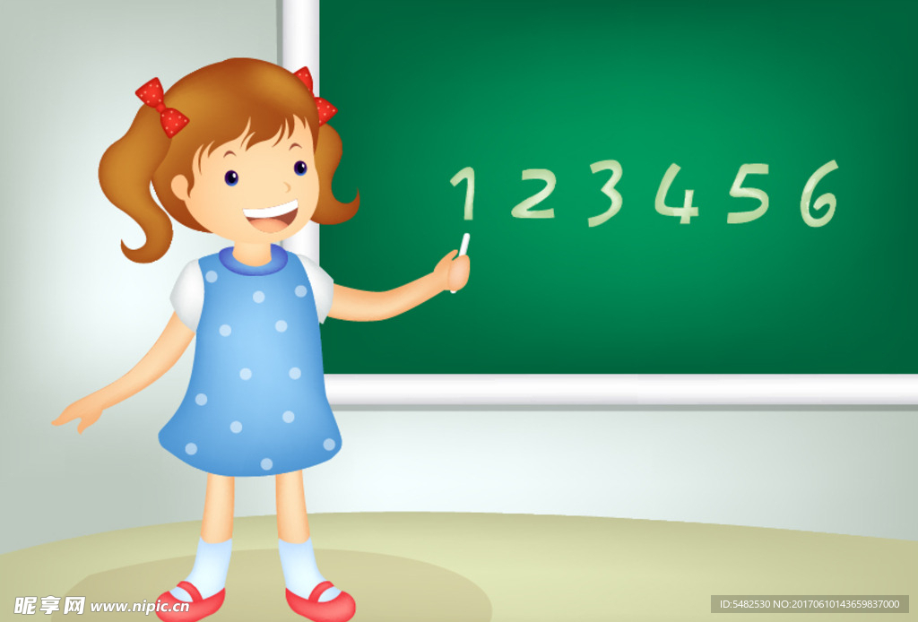 女孩子数数 教数学