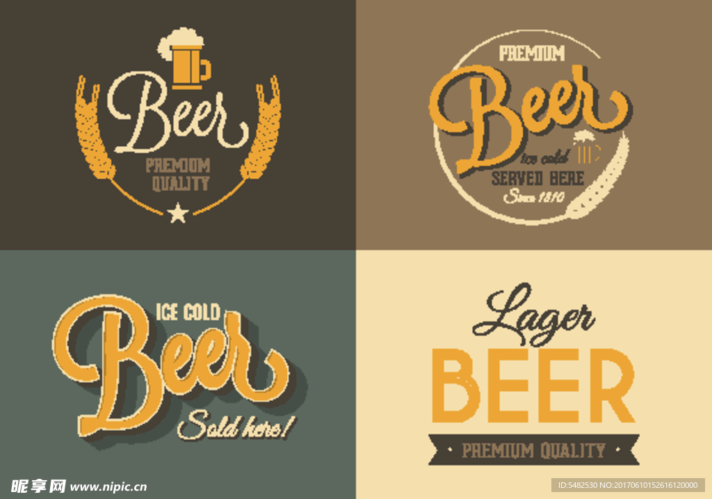 啤酒标志 beer logo