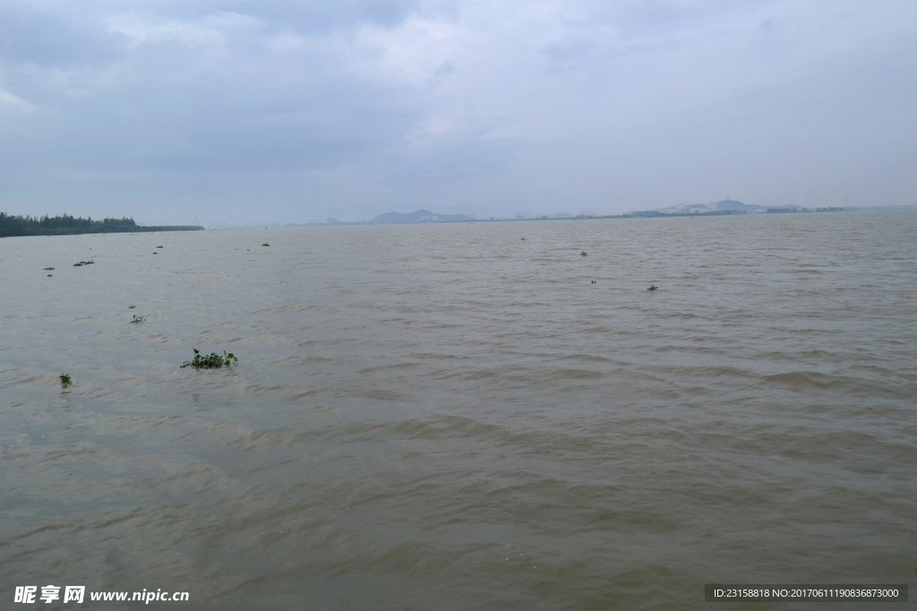 三江沙仔岛银洲湖海水纹