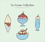 美味的夏日冰淇淋