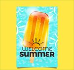 夏天冰淇淋海报