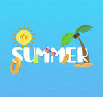 创意夏季背景