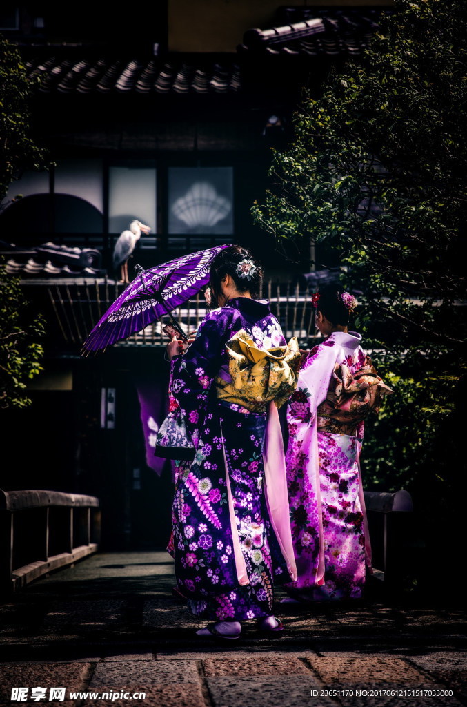 日本和服古典美女