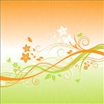 黄色背景矢量