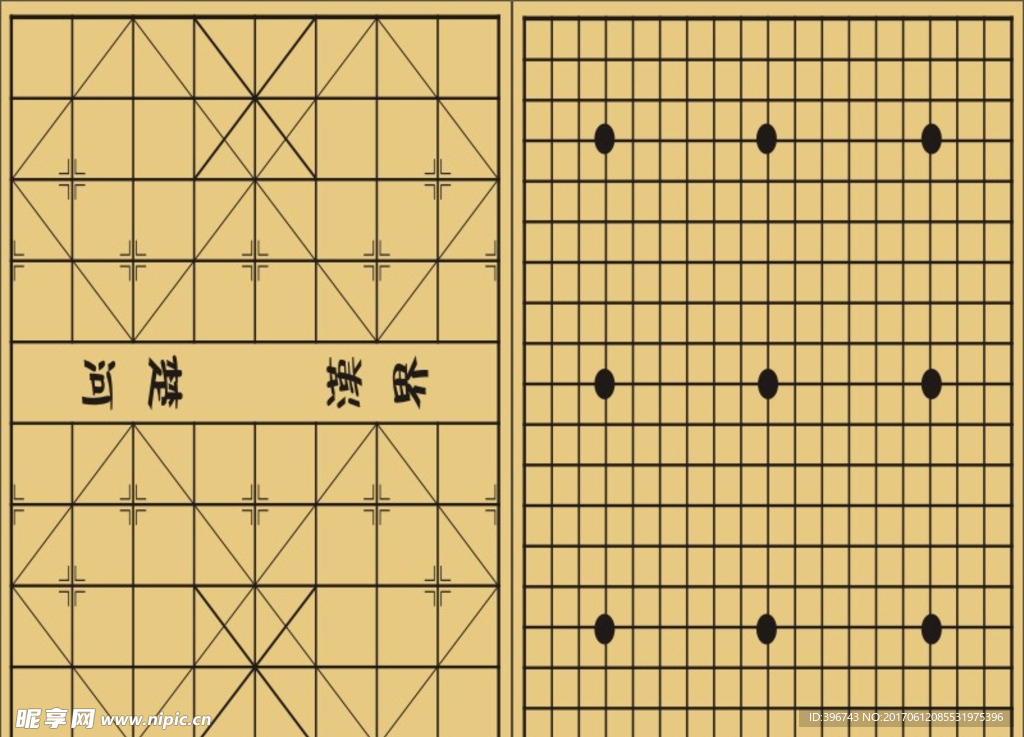 象棋围棋盘