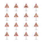 三角形警示路标
