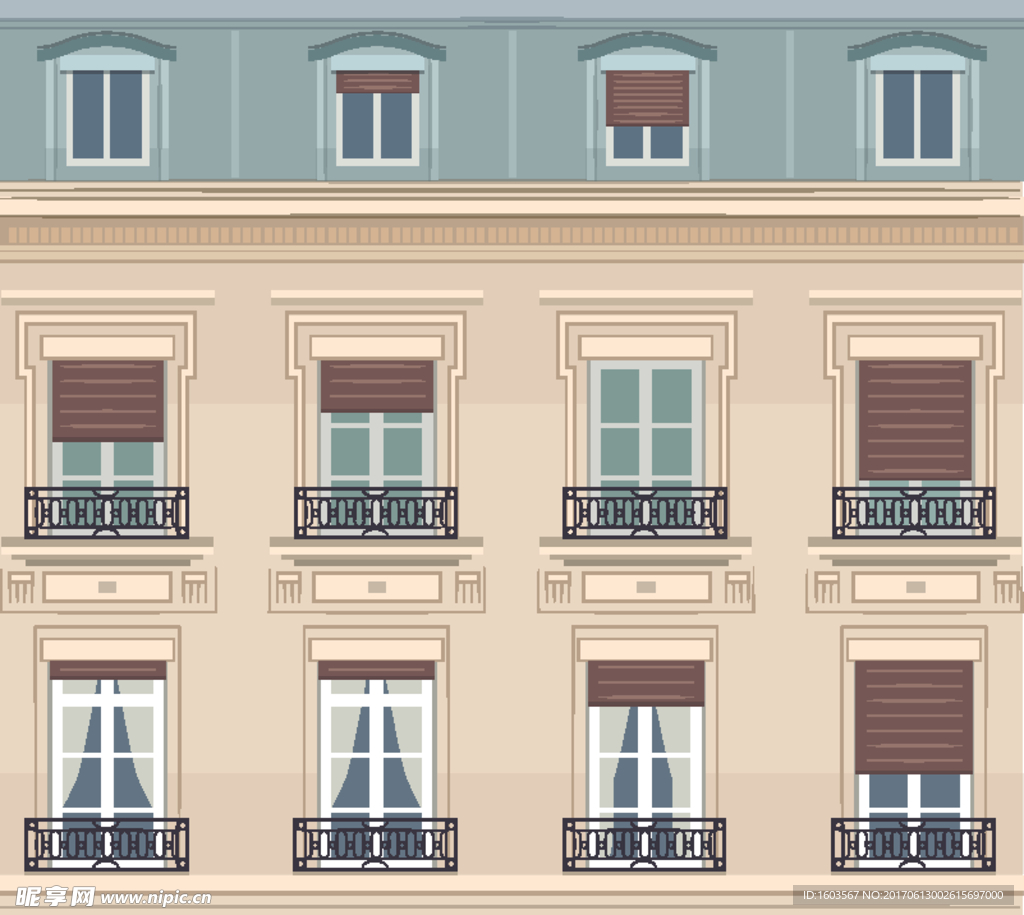 巴黎建筑插图