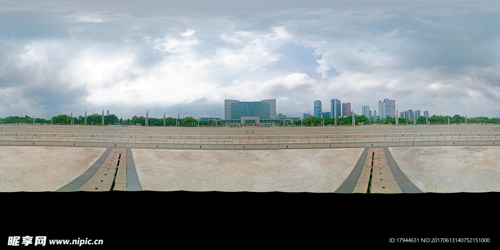 柳州市政府全景