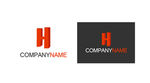H logo标志