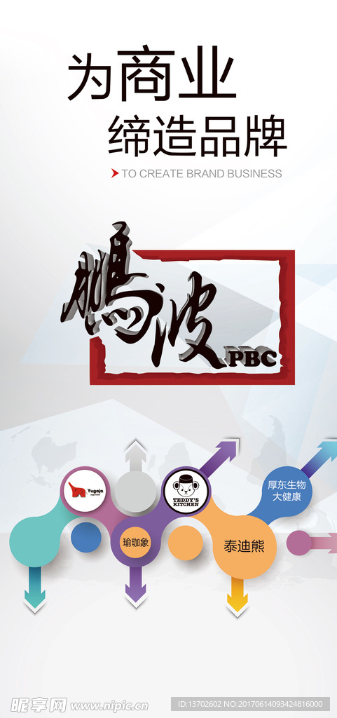 商业品牌形象海报