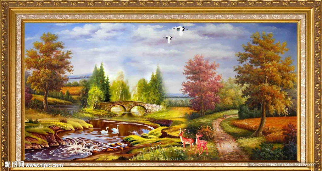 油画风景