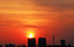 夕阳剪影