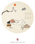 净水堂禅意系列海报