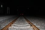 铁路 铁轨夜晚照片
