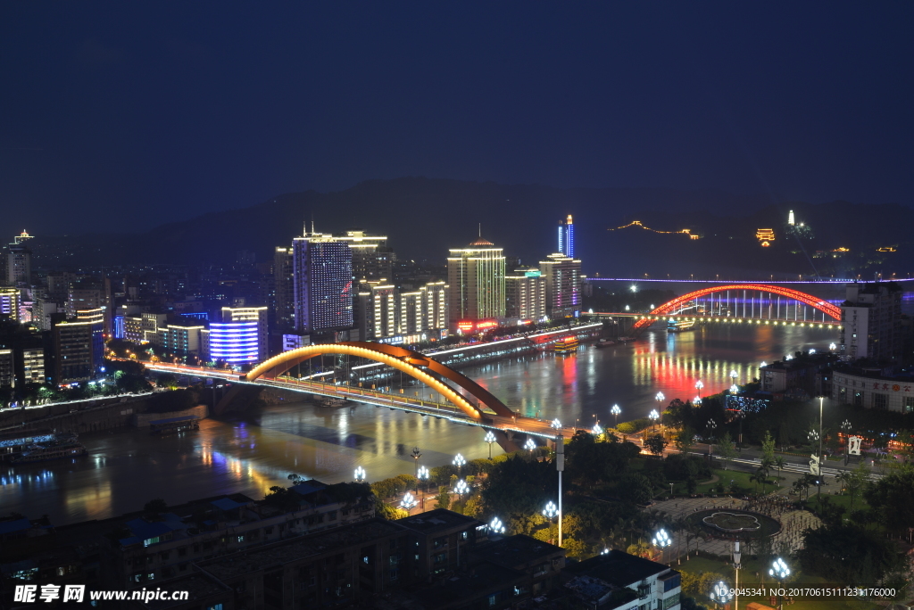 宜宾城市夜景