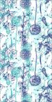 手绘线描植物蒲公英底纹矢量图