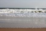 沙滩海浪风景摄影