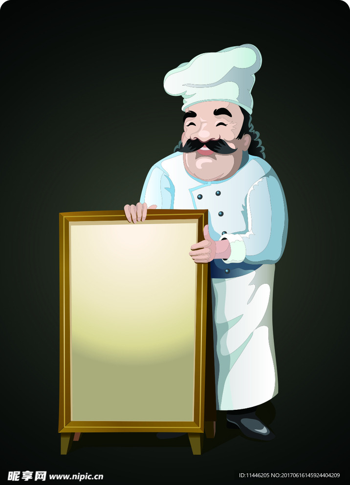 厨师 卡通 人物