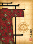 中国风服饰 无框画