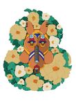 十二生肖狗与山茶花
