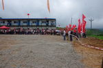 奠基场外观众