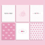 粉红色情人节卡片