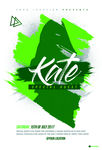 绿色kate海报