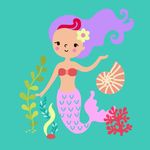 卡通美人鱼