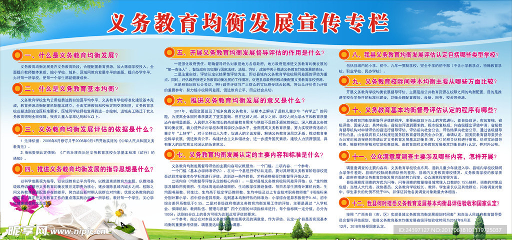 义务教育均衡发展应知应会宣传专