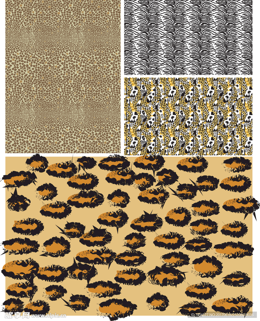 时尚布纹布料矢量图