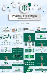 农业银行金融工作总结报告汇报