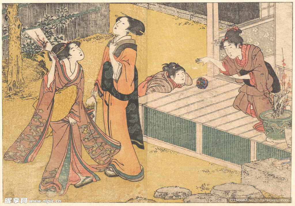 日本浮世绘 日本名画 浮世绘